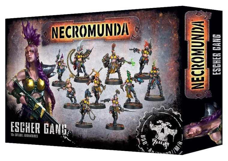 Games Workshop Necromunda Escher Gang   Games Workshop Necromunda Escher Gang