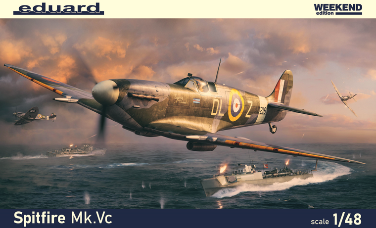  Eduard 1/48 Supermarine Spitfire Mk.Vc Weekend Edition 