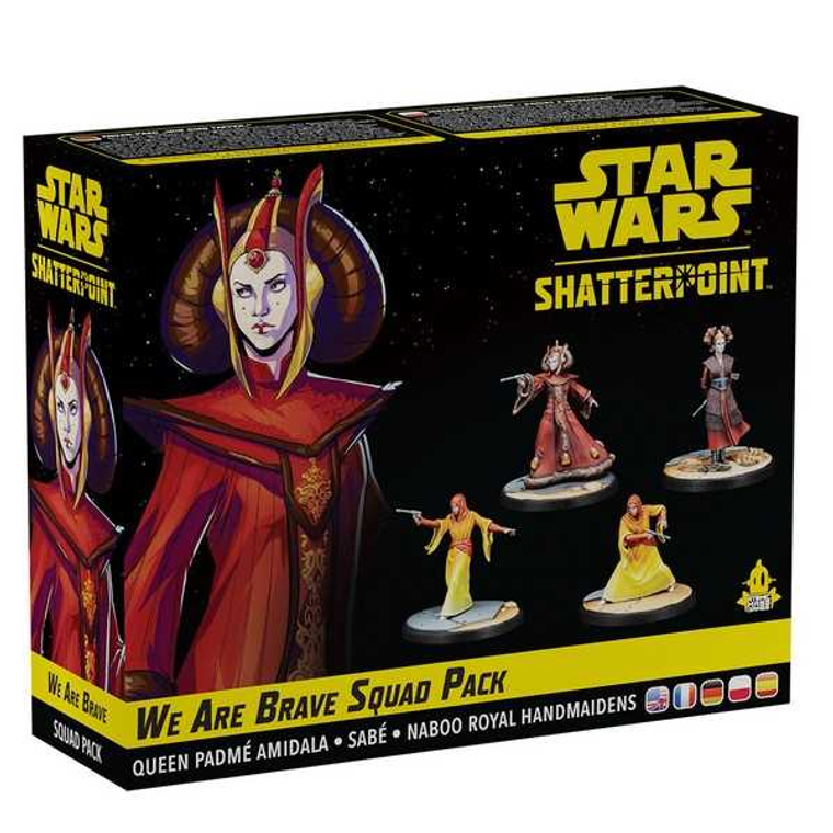  Atomic Mass Games Star Wars Shatterpoint Squad Pack - We Are Brave Queen Padme Amidala 