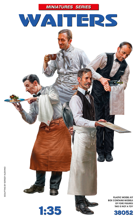  MiniArt 1/35 Waiters Model Figures 