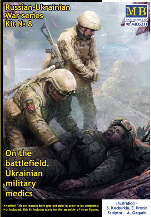  Master Box 1/35 RU-UKR War Kit No.8 Ukrainian Medics 