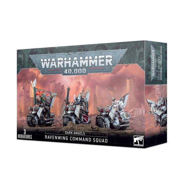  Games Workshop Warhammer 40,000 - Dark Angels - Ravenwing Black Knights Command Squad 