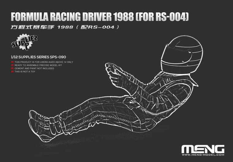  Meng Models 1/12 Formula Racing Driver 1988 