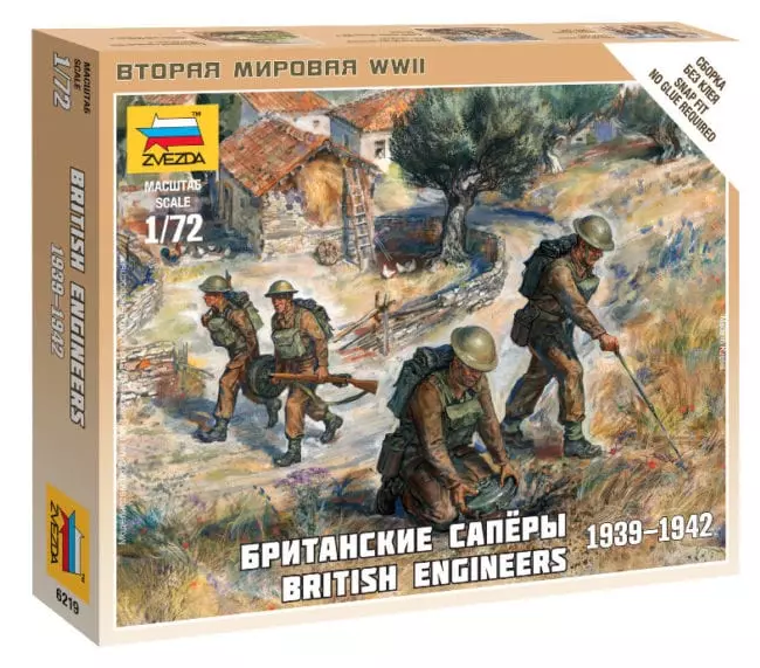  Zvezda 1/72 British Engineers 