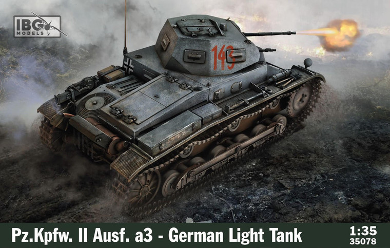  IBG Models 1/35 German Pz.Kpfw.II Ausf.a3 Model Kit 