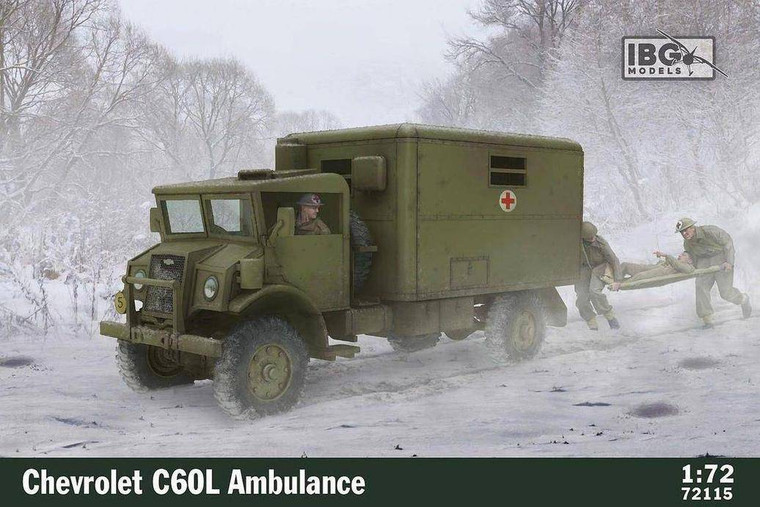  IBG Models 1/72 Chevrolet C60L Ambulance Model Kit 