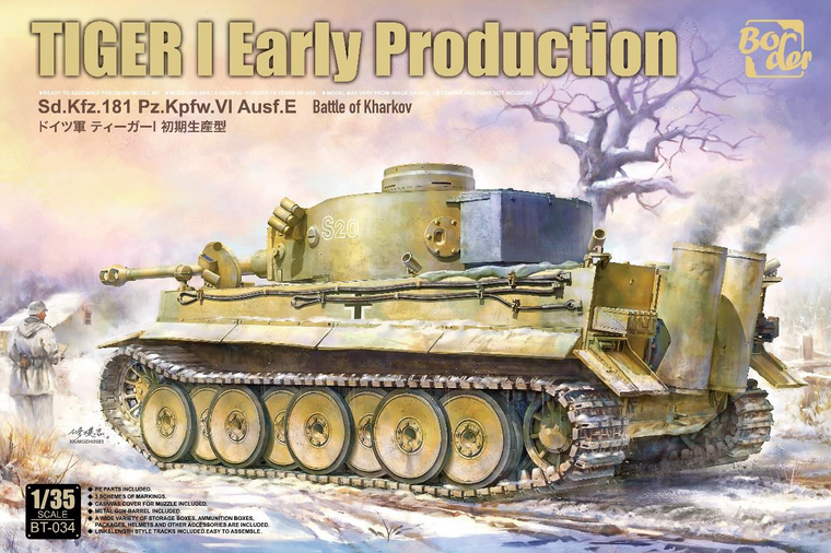  Border Models 1/35 Pz.Kpfw.VI Ausf.E Tiger Battle of Kharkov 