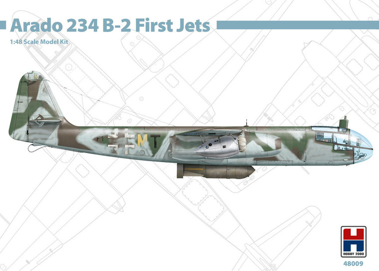  Hobby 2000 1/48 Arado Ar-234B-2 'First Jets' Model Kit 