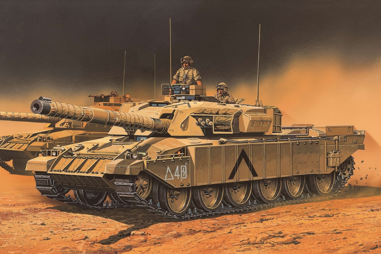  Academy 1/72 Challenger 1 Mk.3 British Army 