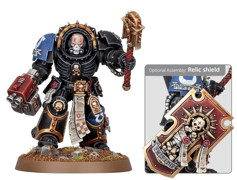  Games Workshop Space Marines Chaplain in Terminator Armour 