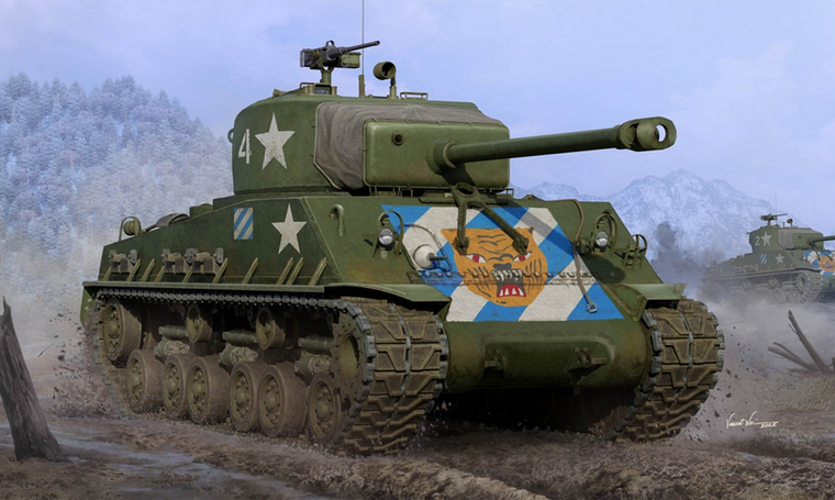  Trumpeter 1/16 M4A3E8 Sherman Easy Eight Late Production 