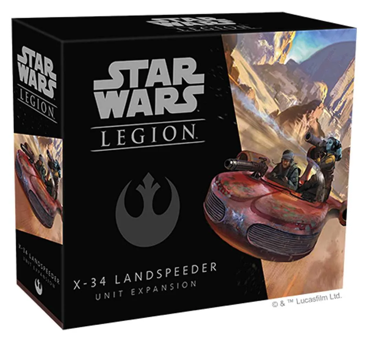  Fantasy Flight Games Star Wars Legion Unit Expansion - X-34 Landspeeder 