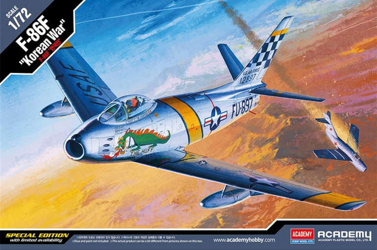  Academy 1/72 NAA F-86F Sabre Korean War 