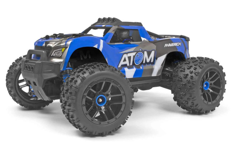 HPI Racing HPI Maverick RC Atom 1/18 4WD Electric RTR Truck - Blue 