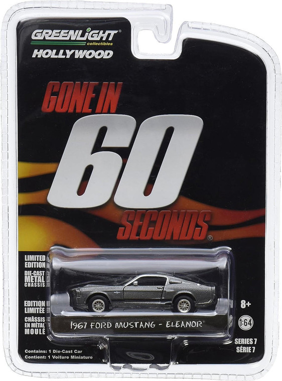  Greenlight 1/64 Gone in 60 Seconds (2000 movie) 1967 Ford Mustang Eleanor 