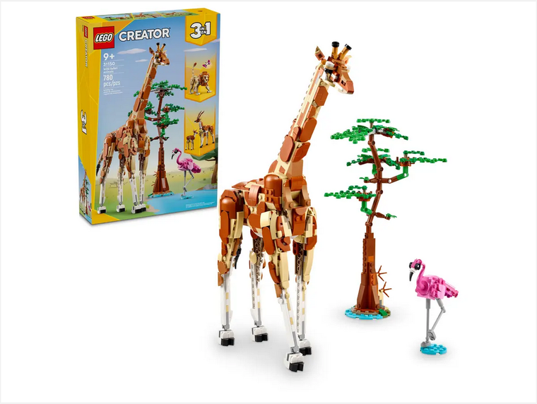  Lego Creator 3-in-1 Wild Safari Animals 