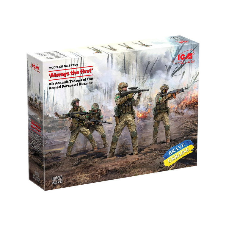 Icm ICM 1/35 "Always the First." Air assault troops of the Armed Forces of Ukraine Model Figures 