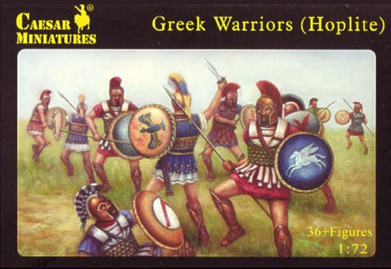  Caesar Miniatures 1/72 Greek Warriors (Hoplites) Model Figures 