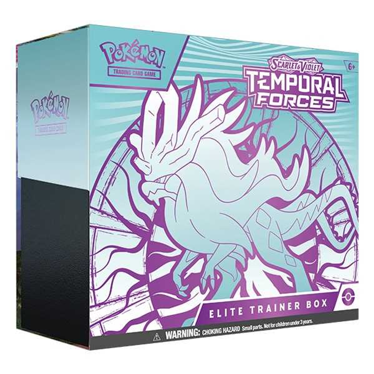  Pokemon TCG Scarlet & Violet 5 Temporal Forces Elite Trainer Box - Walking Wake 