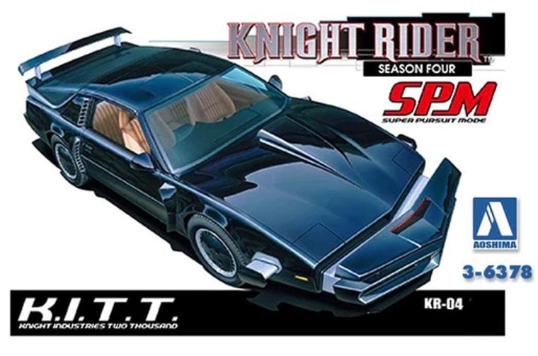  Aoshima 1/24 Knight Rider K.I.T.T. Season Four SPM Model Kit 