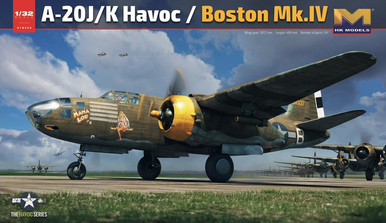  Hong Kong Models 1/32 Douglas A-20J/K Havoc/Boston Mk.IV 