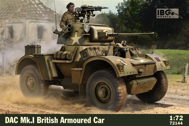  IBG Models 1/72 Daimler Armoured Car Mk.I 