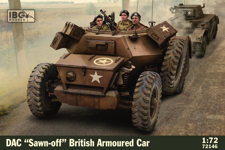  IBG Models 1/72 Daimler SOD Sawn-Off Command Armoured Car 
