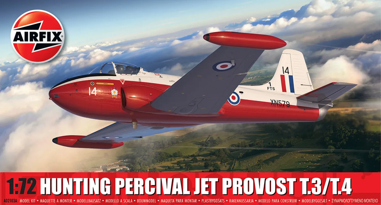  Airfix 1/72 Hunting Percival Jet Provost T.3/T.4 