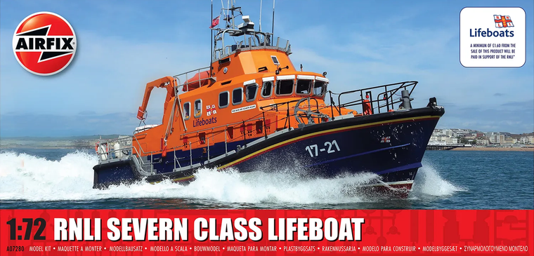  Airfix 1/72 RNLI Severn Class Lifeboat 