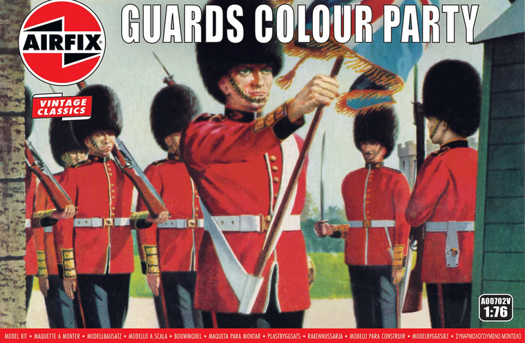  Airfix 1/76 British Army Guards Colour Party Figure Set 