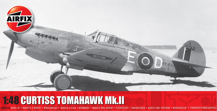  Airfix 1/48 Curtiss Tomahawk Mk.II 