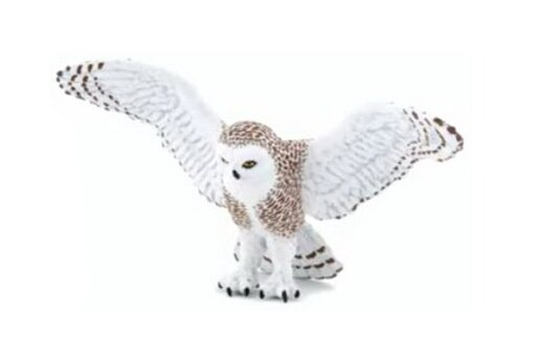  Papo Toys Flying Snowy Owl 