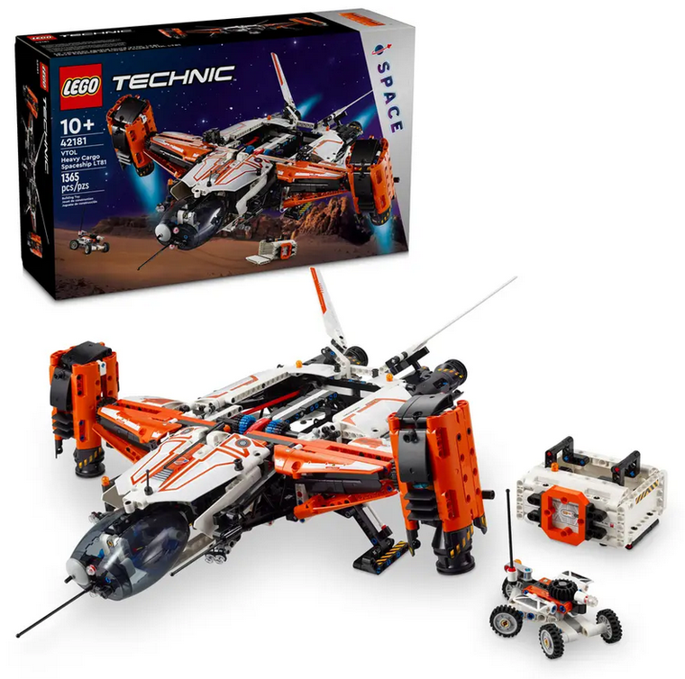  Lego Technic VTOL Heavy Cargo Spaceship LT81 
