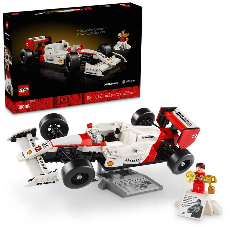  Lego Icons McLaren MP4/4 & Ayrton Senna 