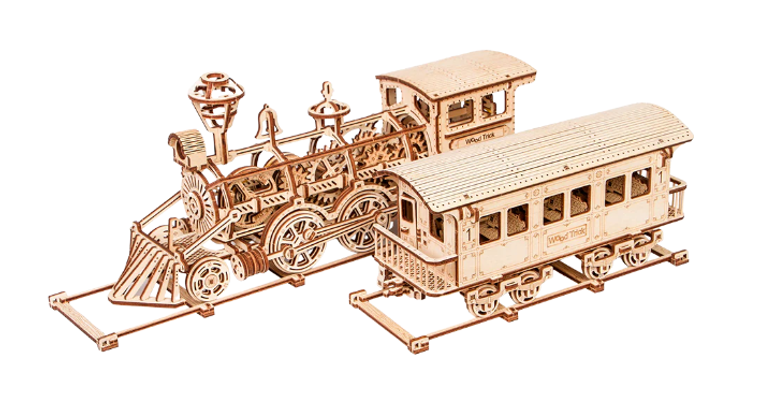  Wood Trick Locomotive R17 3D Wooden Model Kit 