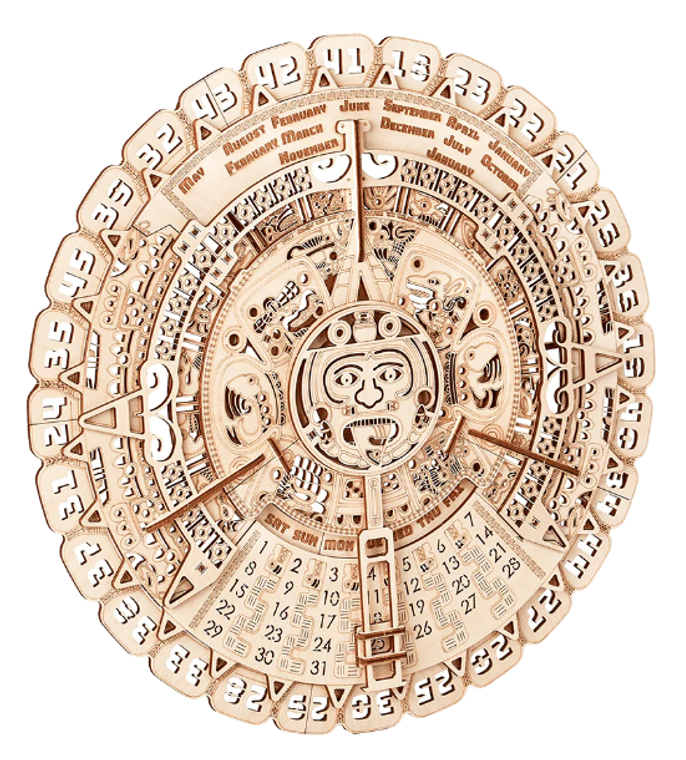  Wood Trick Mayan Calendar 3D Wooden Model Kit 