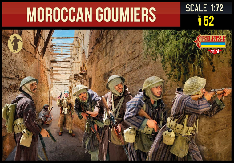  Strelets 1/72 WWII Moroccan Goumiers 