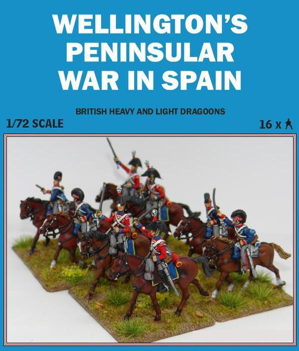 Hat Industrie 1/72 Napoleonic British Heavy and Light Dragoons Sampler 