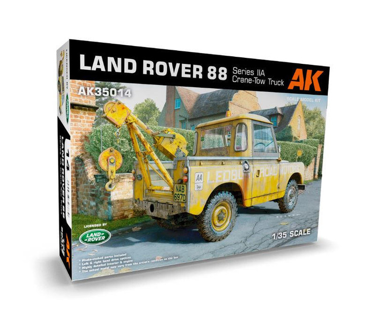  AK Interactive 1/35 Land Rover 88 Series IIA Crane-Tow Model Kit 