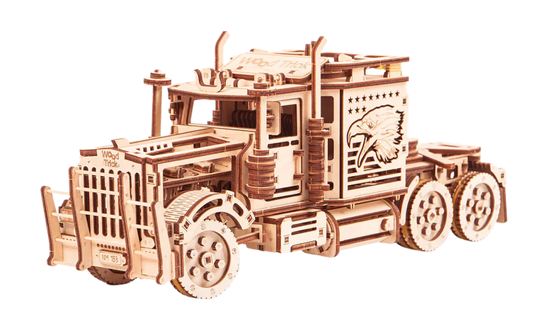  Wood Trick Big Rig 3D Wooden Model Kit 