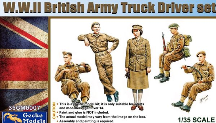  Gecko Models 1/35 WWII British Army Truck Driver Set 