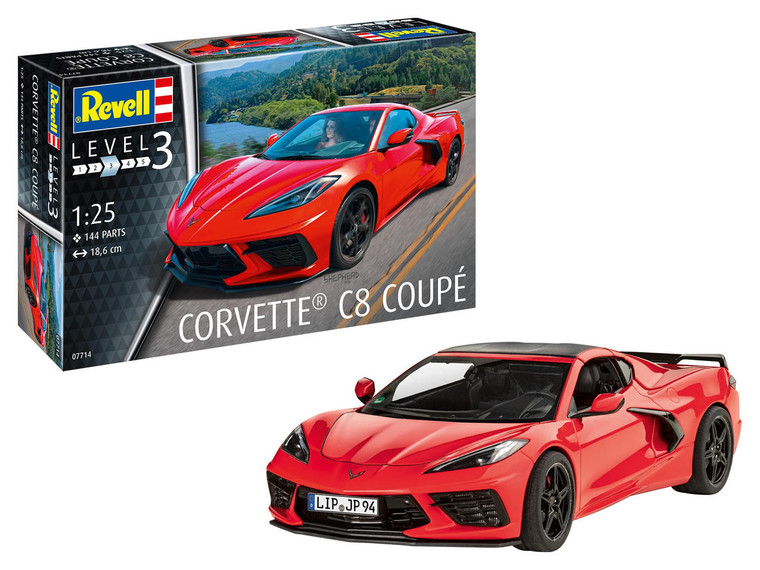  Revell 1/24 Corvette C8 Coupe Starter Set 