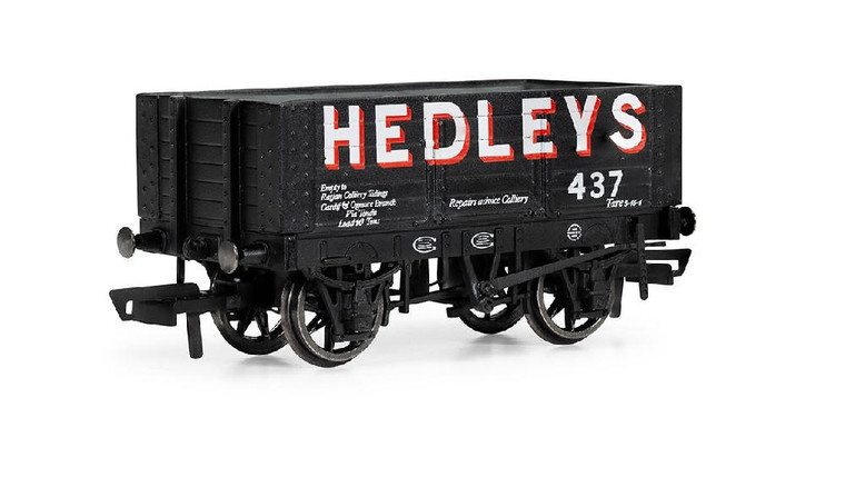  Hornby Railways 6 Plank Wagon, Hedleys - Era 3 