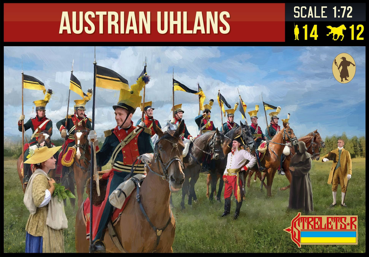  Strelets 1/72 Napoleonic Austrian Uhlans 