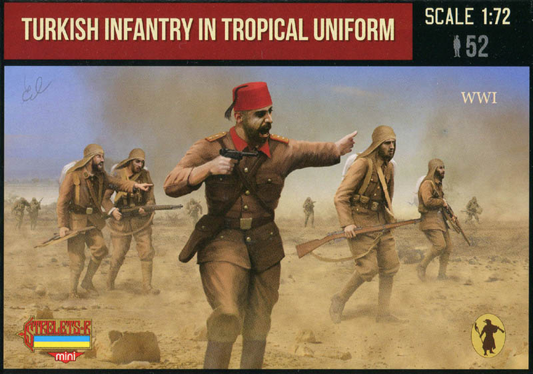  Strelets 1/72 WWI Turkish Infantry in Tropical Uniform 