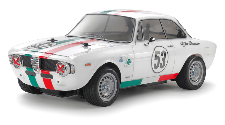  Tamiya 1/10 RC Alfa Romeo Giulia Sprint GTA Club MB-01 Prepainted Model Kit 