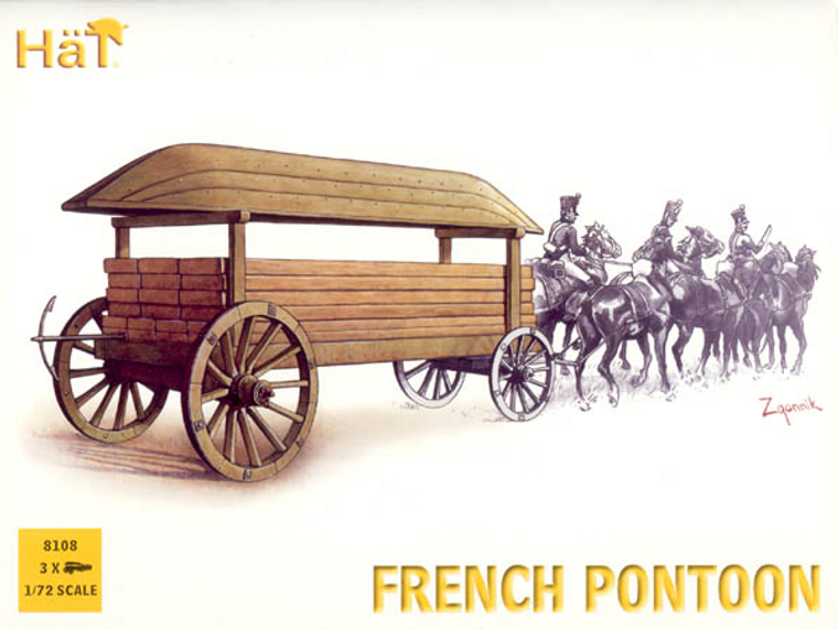  Hat Industrie 1/72 Napoleonic French Pontoon Wagon 