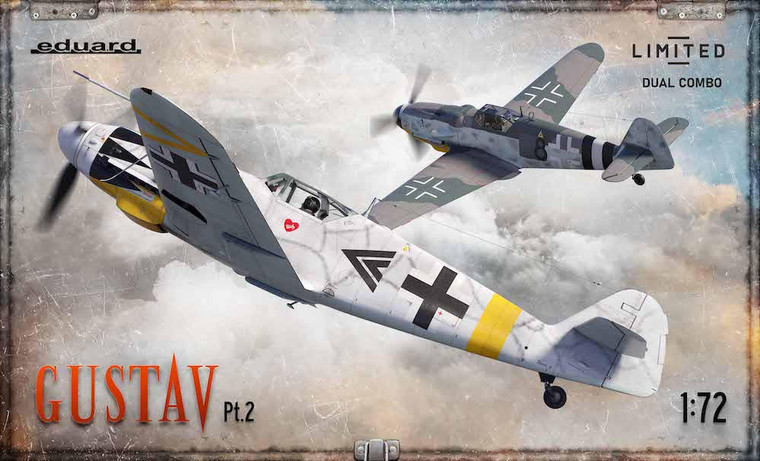  Eduard 1/72 Messerschmitt Bf-109G Gustav pt. 2 Dual Combo 