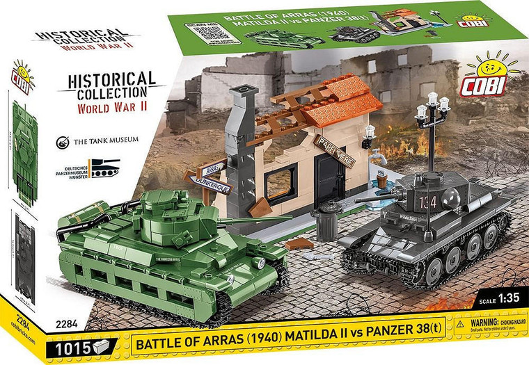  Cobi Battle of Arras 1940 Matilda II vs Panzer 38(t) 