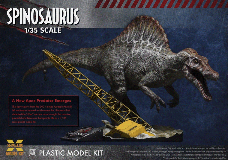  X-Plus 1/35 Jurassic Park Spinosaurus 